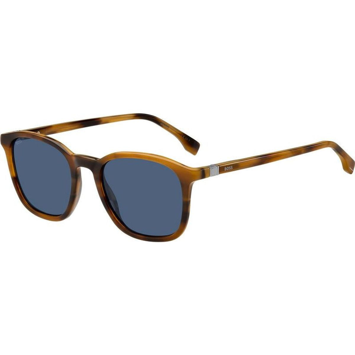 1433/S, Brown Horn/Blue Lenses