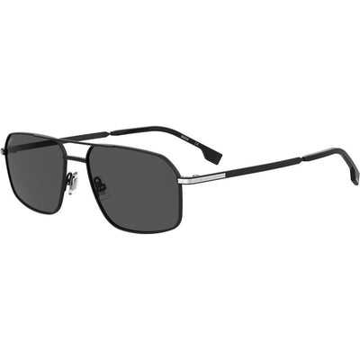 1603/S, Matte Black and Silver/Grey Lenses