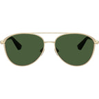 BE3157, Light Gold/Dark Green Lenses
