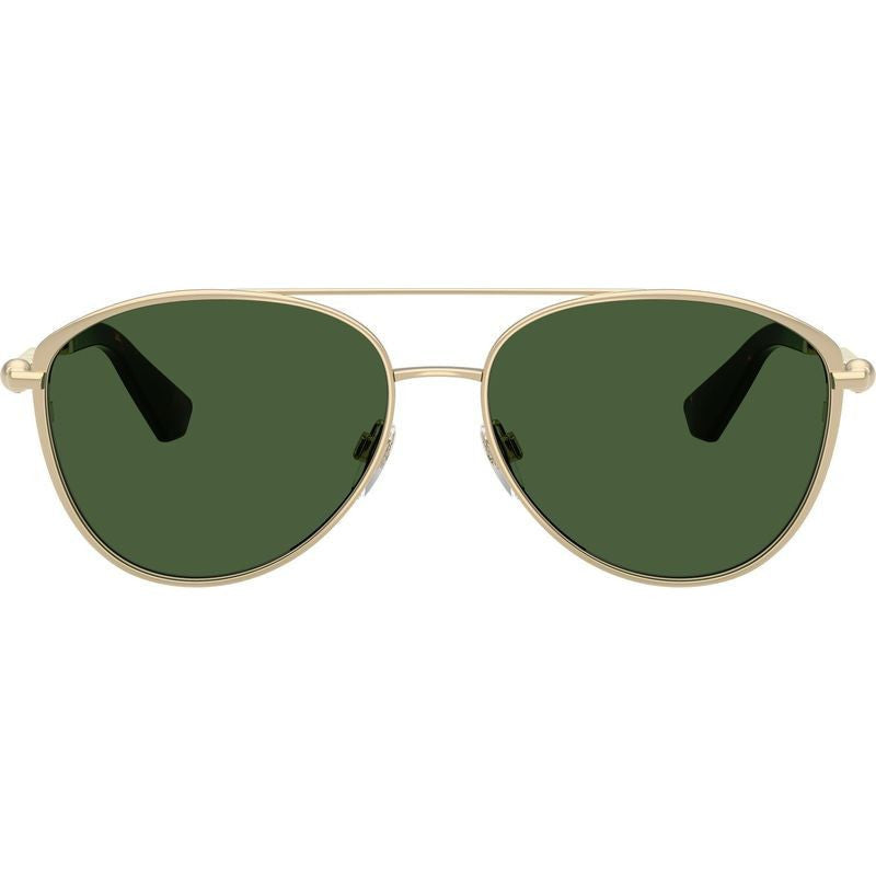 BE3157, Light Gold/Dark Green Lenses