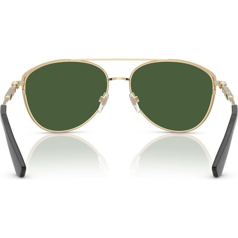 BE3157, Light Gold/Dark Green Lenses