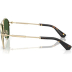BE3157, Light Gold/Dark Green Lenses