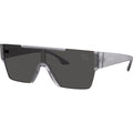 BE4291, Matte Transparent Grey/Dark Grey Lenses