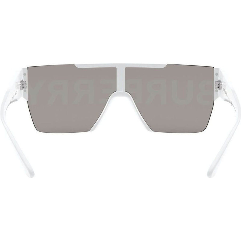 BE4291, White/Grey Tamp Burberry Silver and Gold Mirror Lenses