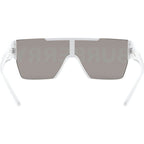 BE4291, White/Grey Tamp Burberry Silver and Gold Mirror Lenses