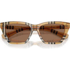 BE4468F, Check Sand/Dark Brown Lenses