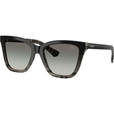 BE4470, Grey Check/Grey Gradient Lenses