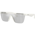 BE4480D, White/Light Grey Tampo Silver Mirror Lenses