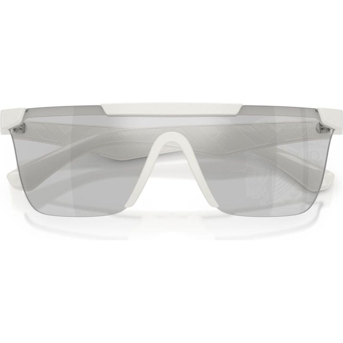 BE4480D, White/Light Grey Tampo Silver Mirror Lenses