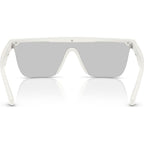 BE4480D, White/Light Grey Tampo Silver Mirror Lenses