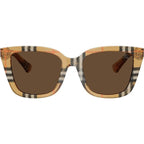BE4487, Check Sand/Dark Brown Lenses
