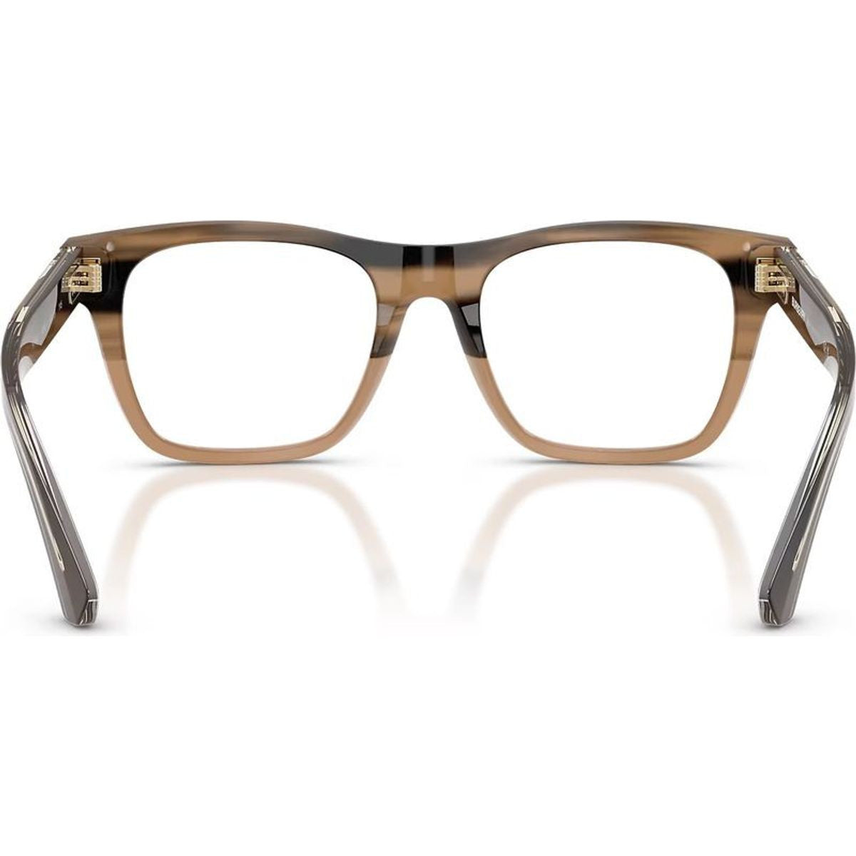 BE2445, Striped Beige/Clear Lenses 52 Eye Size