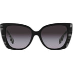 Meryl BE4393, Black Check White Black/Dark Grey Gradient Lenses