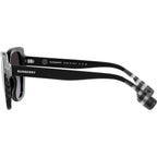 Meryl BE4393, Black Check White Black/Dark Grey Gradient Lenses