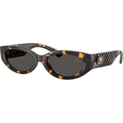 Burberry BE4505U Yellow Havana Dark Grey Angle