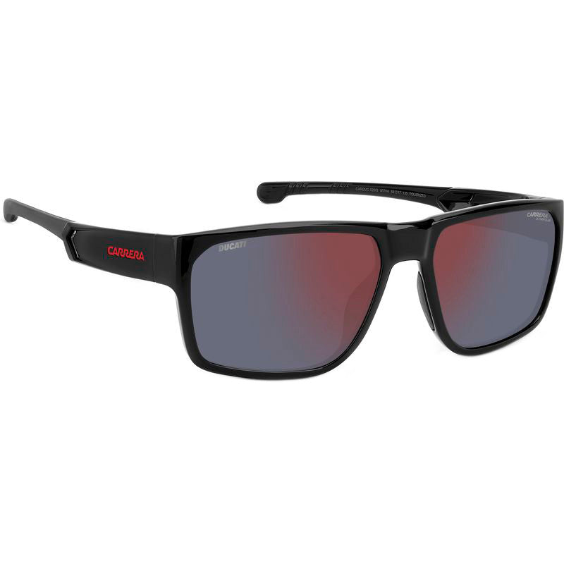Carduc 029/S, Black/Red High Contrast Mirror Polarised Lenses