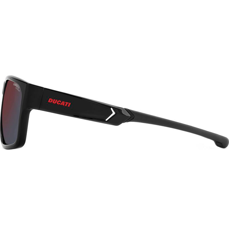 Carduc 029/S, Black/Red High Contrast Mirror Polarised Lenses