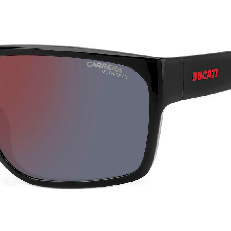 Carduc 029/S, Black/Red High Contrast Mirror Polarised Lenses