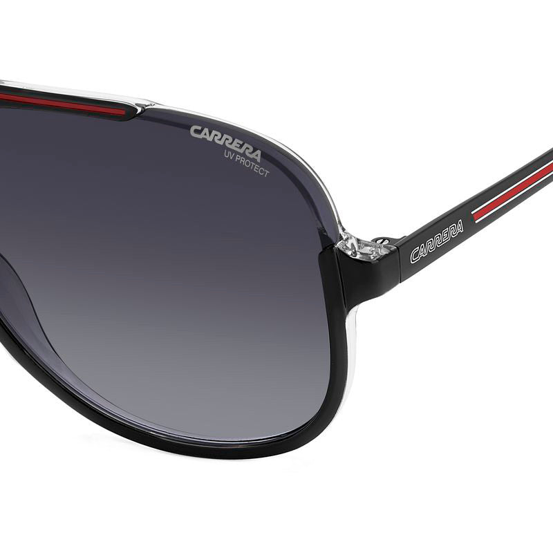 1059/S, Black Red/Dark Grey Gradient Lenses