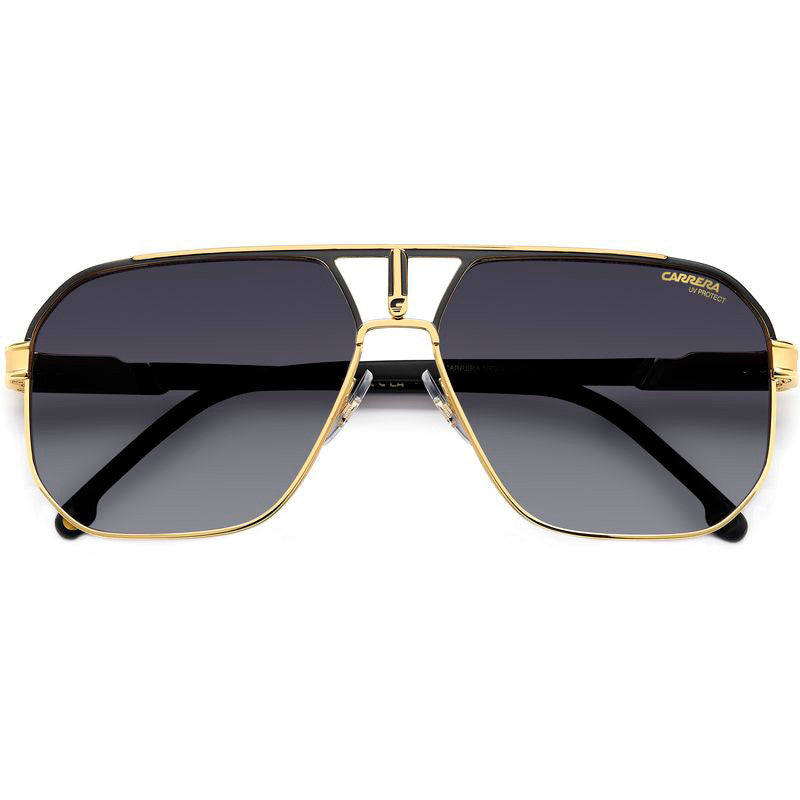 1062/S, Matte Black Gold Black/Dark Grey Gradient Lenses