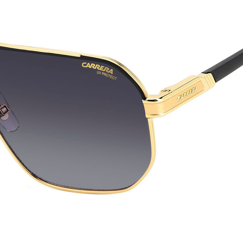 1062/S, Matte Black Gold Black/Dark Grey Gradient Lenses