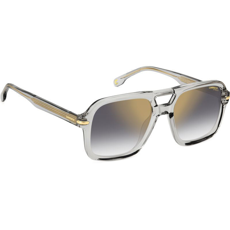 317/S, Grey/Grey Gold Gradient Mirror Lenses
