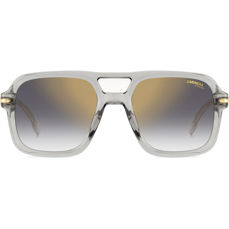 317/S, Grey/Grey Gold Gradient Mirror Lenses