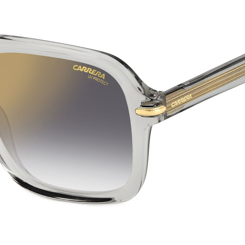 317/S, Grey/Grey Gold Gradient Mirror Lenses