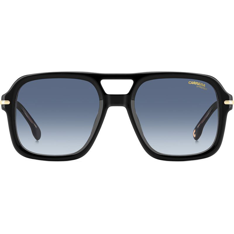 317/S, Striped Black/Dark Blue Gradient Lenses