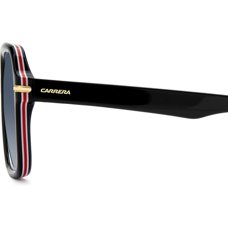 317/S, Striped Black/Dark Blue Gradient Lenses