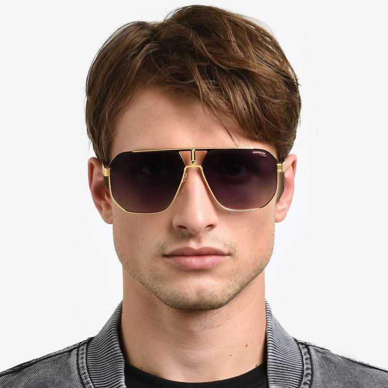 1062/S, Matte Black Gold Black/Dark Grey Gradient Lenses