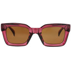Anna, Burgundy/Brown Lenses