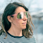 Erica, Pink/Pink Mirror Polarised Lenses