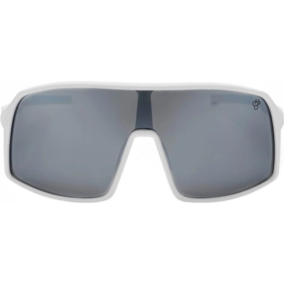 Erica, White/Silver Mirror Polarised Lenses