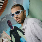 Kreuzberg, White/Transparent Blue Lenses