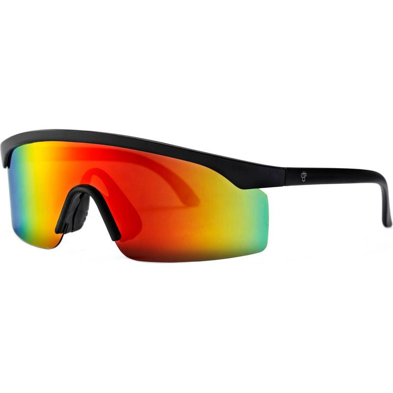 Lelle, Black/Red Mirror Polarised Lenses