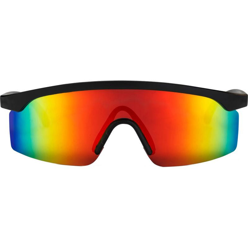 Lelle, Black/Red Mirror Polarised Lenses