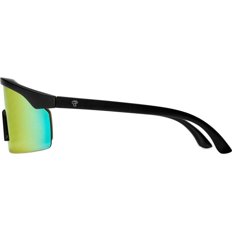 Lelle, Black/Red Mirror Polarised Lenses
