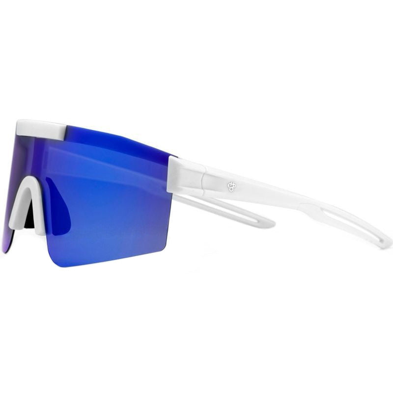 Luca, White/Blue Mirror Lenses