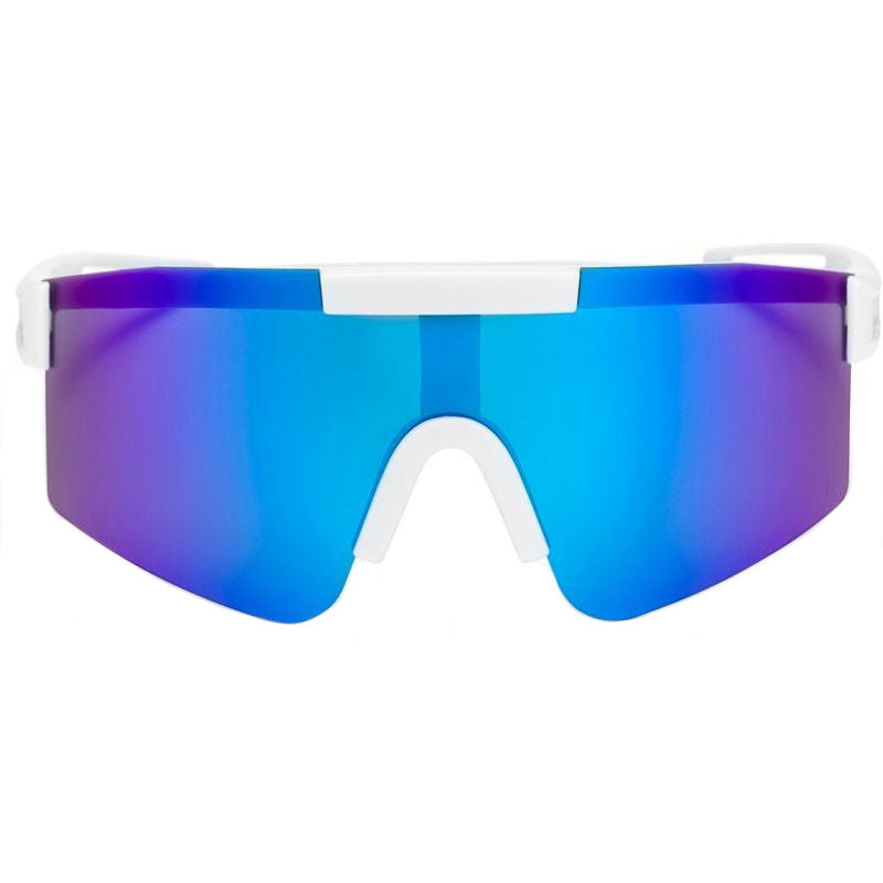 Luca, White/Blue Mirror Lenses
