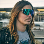 Siri, Transparent Grey/Blue Mirror Polarised Lenses
