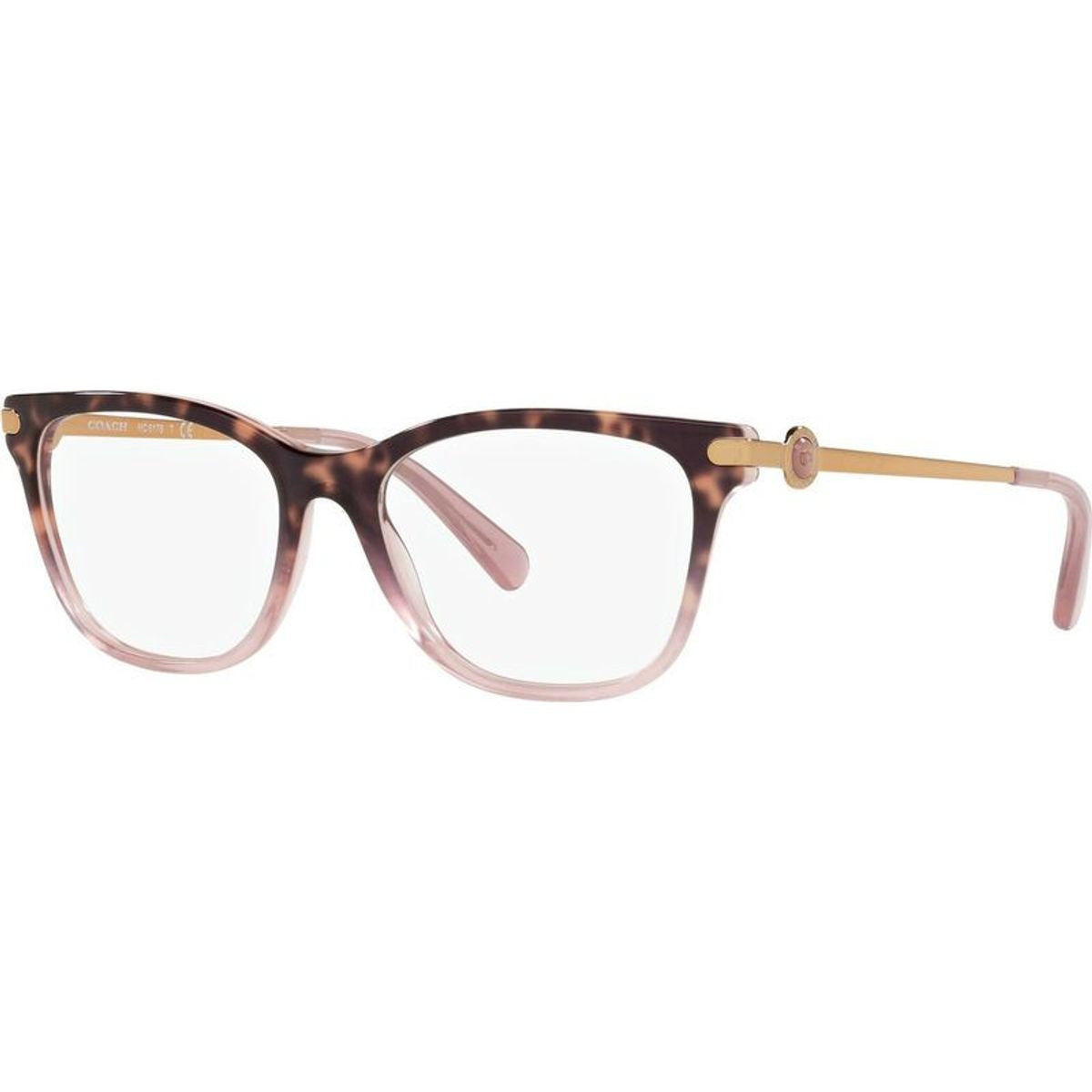 HC6176, Rose Tortoise Gradient/Clear Lenses