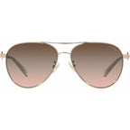 HC7128, Shiny Rose Gold/Brown Pink Gradient Lenses