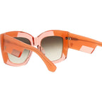 Coltrane, Transparent Pink and Blush/Brown Gradient Lenses