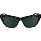 CK24505S, Havana Brown/Green Lenses