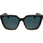 CK25500S, Black Havana/Petrol Blue Lenses