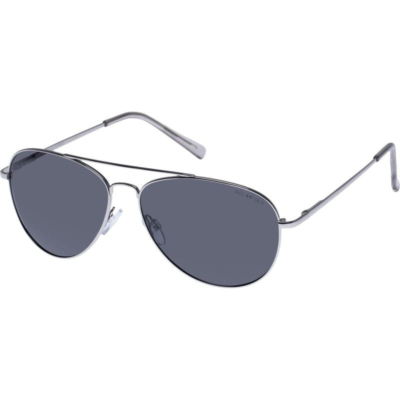Acacia Small, Silver/Smoke Polarised Lenses