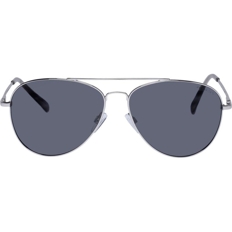 Acacia Small, Silver/Smoke Polarised Lenses