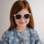 Alligator - Kids, Lilac Rubber/Smoke Lenses