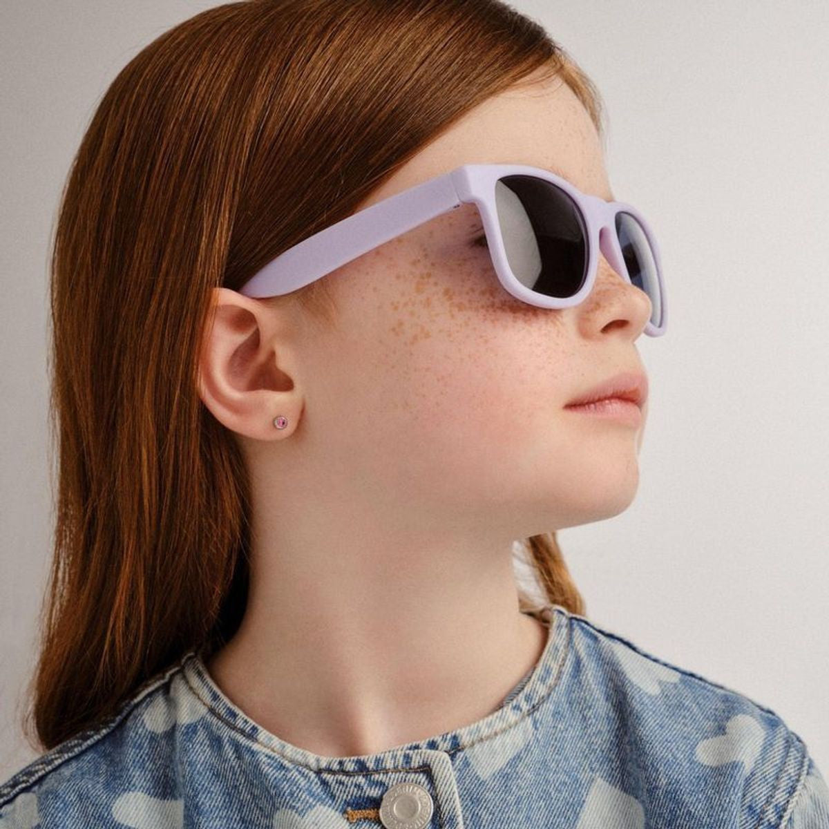 Alligator - Kids, Lilac Rubber/Smoke Lenses